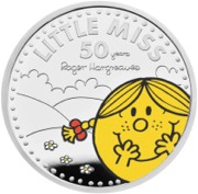 2021 Two Pound Coin - Mr Men: Little Miss Sunshine (Colour Silver Proof)
